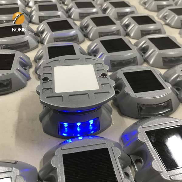 solar road stud 270 degree Synchronous flashing warning stud